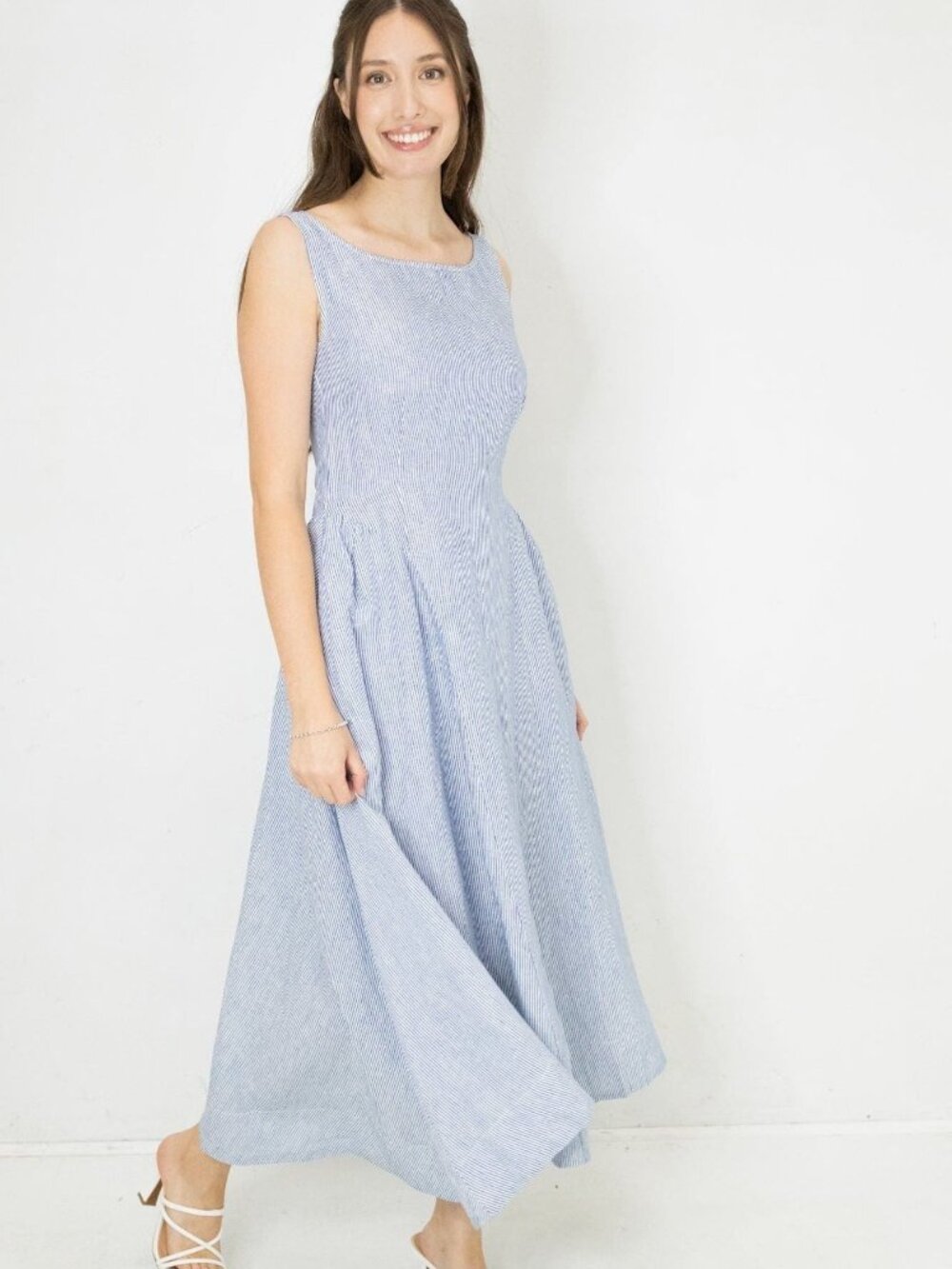 Alina Striped Dress